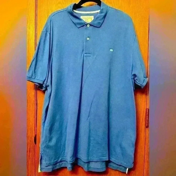 Southern Tide Other - Southern Tide Skipjack Polo Shirt - Bright Blue - Cotton/Spandex Blend - Size XL